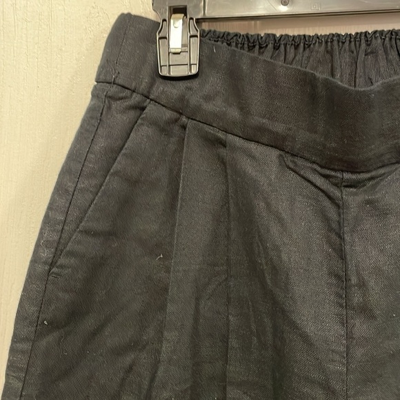 Gap High Rise wide split cropped leg linen pants size 2 - Picture 2 of 12